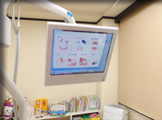 キッズコーナー付診療スペース